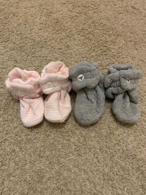 Burt’s bees baby organic booties